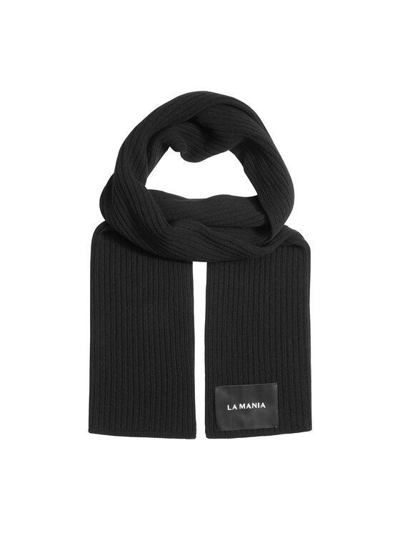 La Mania La Mania Šál COZY SCARF BEIGE Černá