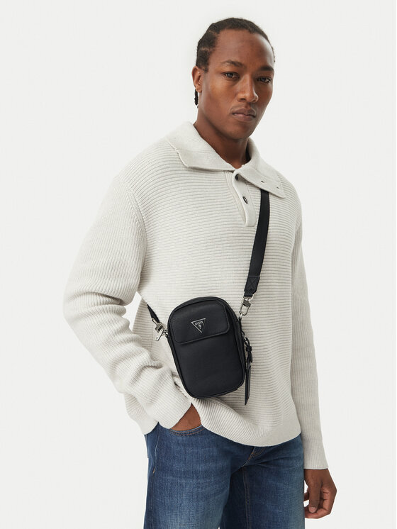 Guess Guess Плоска сумка HMMISL P6425 Чорний