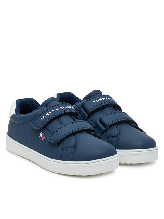 Tommy Hilfiger Tommy Hilfiger Sneakersy Low Cut Velcro Sneaker T1X9-34062-1355 S Granatowy