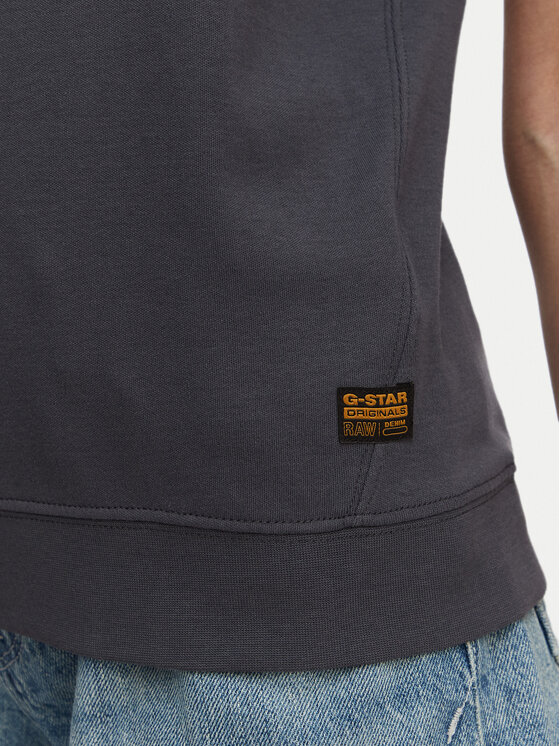 G-Star Raw G-Star Raw Тишърт Raglan D24512-D976 Тъмносин Regular Fit
