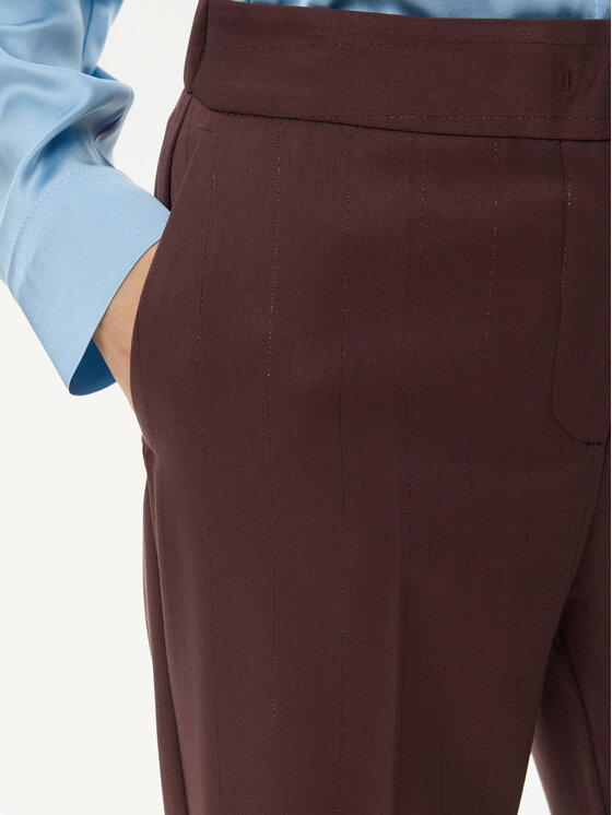 KMX KMX Spodnie materiałowe 809870005 Brązowy Straight Fit