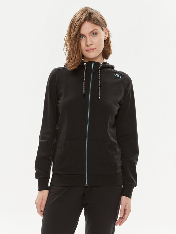 CMP Mikina 32D8016 Čierna Regular Fit