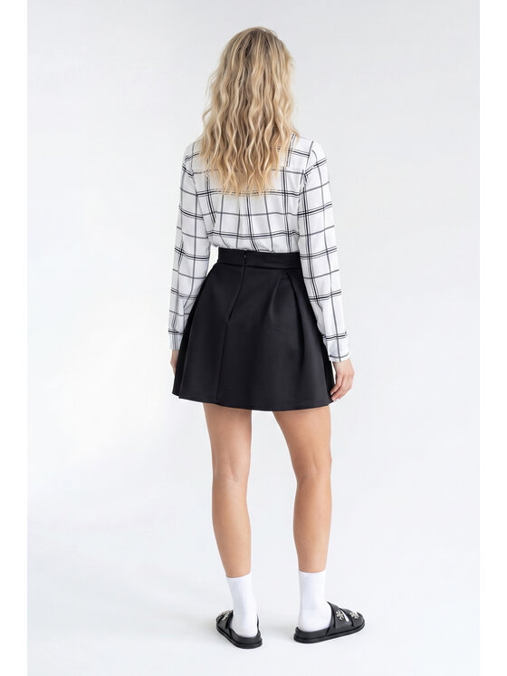 FIGL FIGL Spódnica mini M1342 Czarny A-Line Fit