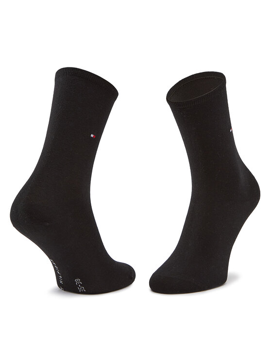 Tommy Hilfiger Tommy Hilfiger Hosszú zoknik 100001493 Fekete