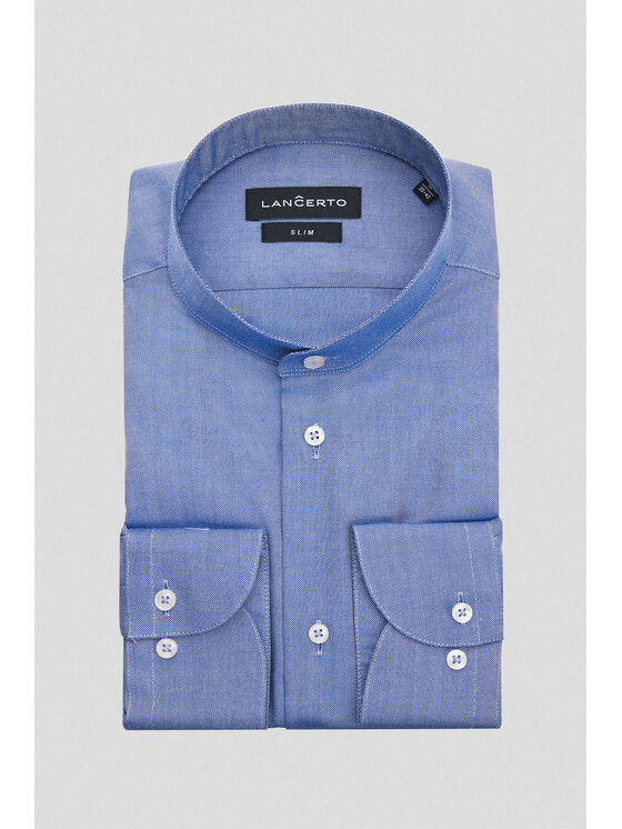 Lancerto Lancerto Koszula Enrica KO051124000044 Granatowy Slim Fit