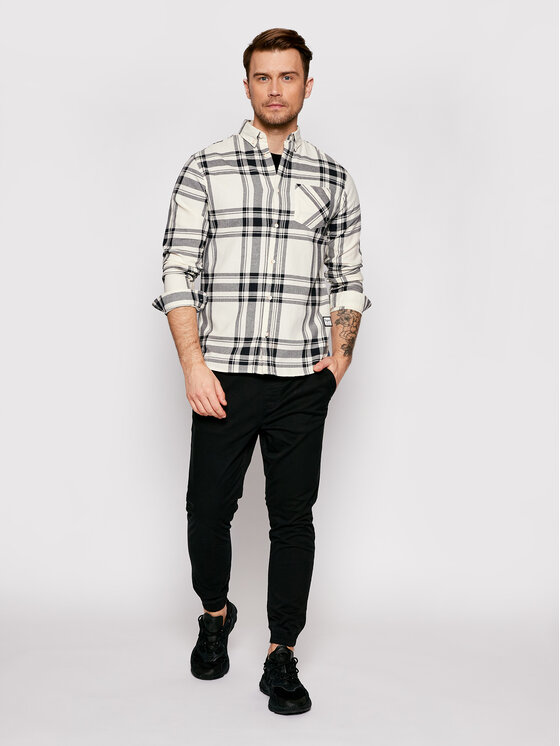 Camicia Layton 12183605 Beige Comfort Fit