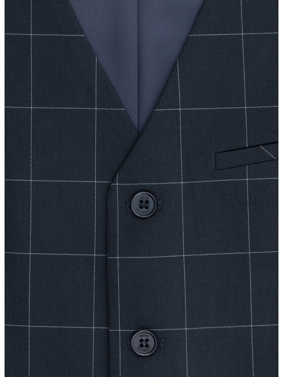 Pako Lorente Pako Lorente Kamizelka P24SF-8G-001 Granatowy Slim Fit