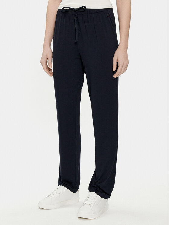 Tommy Hilfiger Teplákové nohavice UW0UW02842 Tmavomodrá Regular Fit