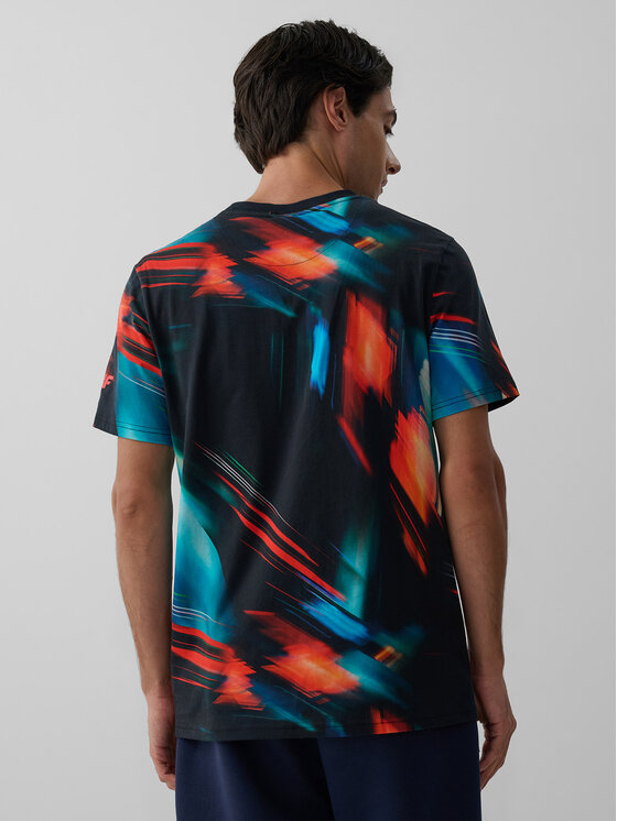 4F 4F T-Shirt PIT STOP Kolorowy Regular Fit