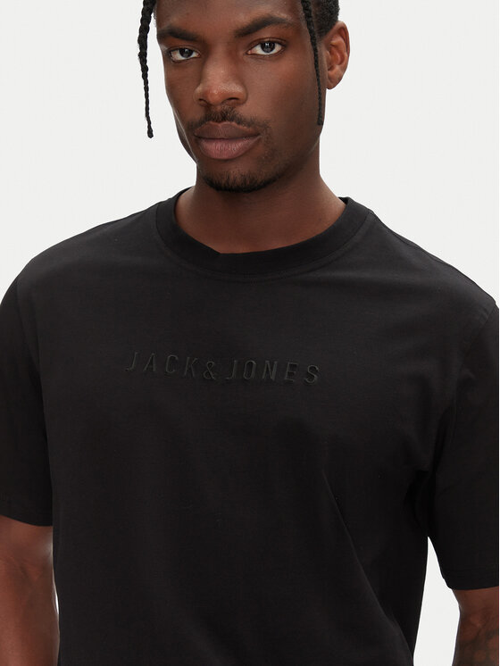 Jack&Jones Jack&Jones Marškinėliai Recharge 12273070 Juoda Relaxed Fit