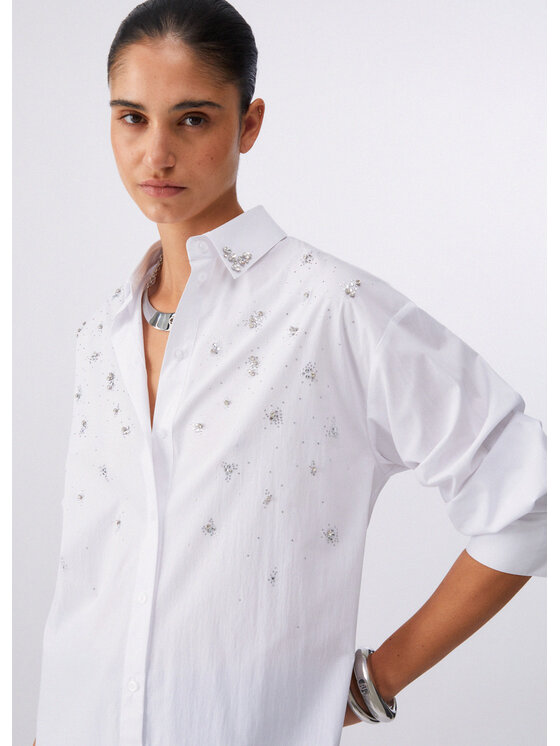 Liu Jo Liu Jo Abito da sera WA6154T407AA6838 Bianco Regular Fit