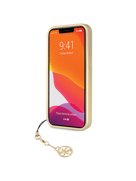 Guess Guess Etui na telefon 4G Charms Collection Szary