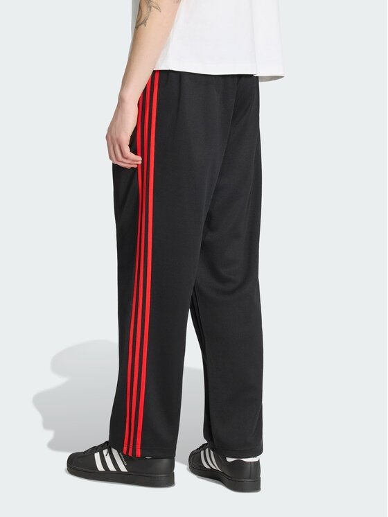 adidas adidas Spodnie materiałowe 159018 Czarny Loose Fit