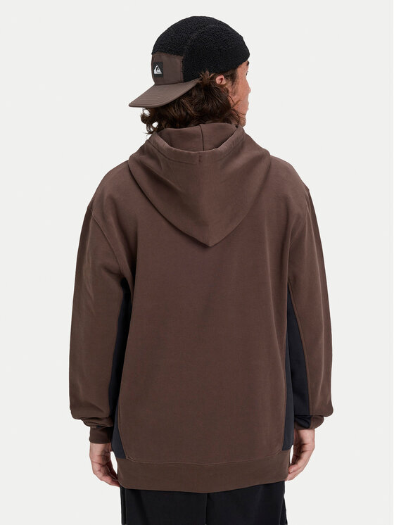 Quiksilver Quiksilver Mikina Cb Hood EQYFT05128 Hnedá Comfort Fit