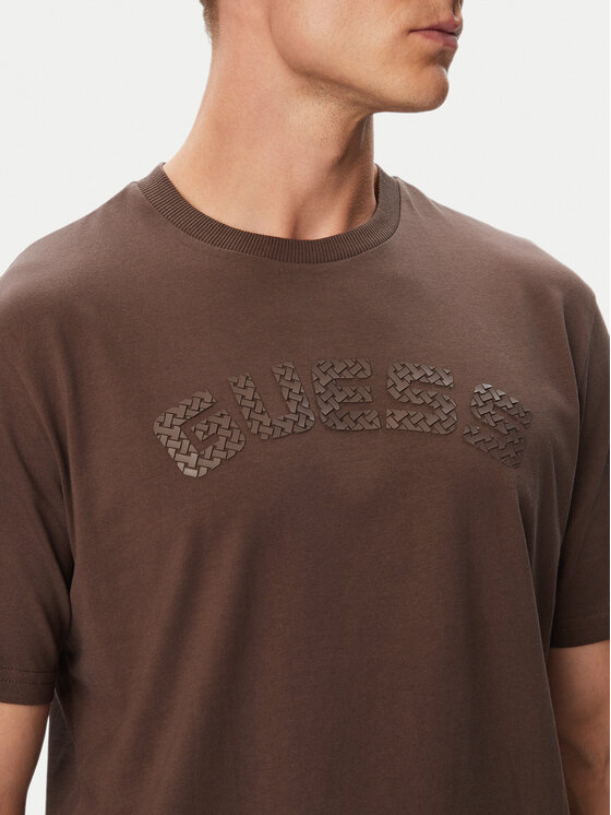 Guess Guess T-Shirt Z6BI04 K6534 Καφέ Regular Fit