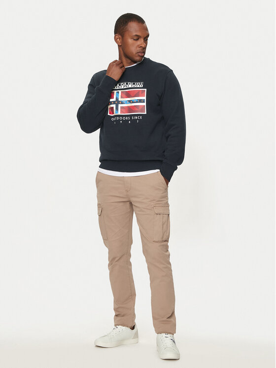 Napapijri Napapijri Sweatshirt NP0A4IBH Schwarz Relaxed Fit