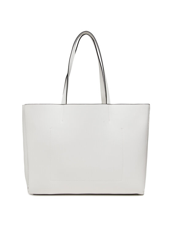 Borsetta Shopper W/Laptop Pouch K60K607880 Bianco