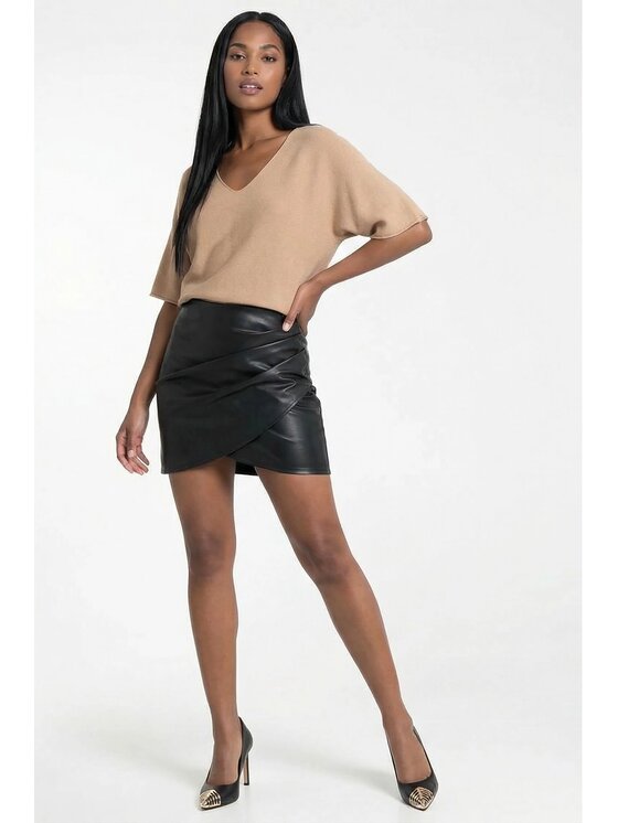 FIGL FIGL Svetr M1319 Béžová Regular Fit