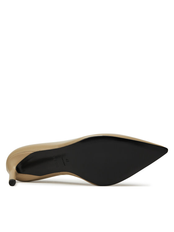BOSS BOSS Pantofi cu toc subțire Gracey 50548540 Bej