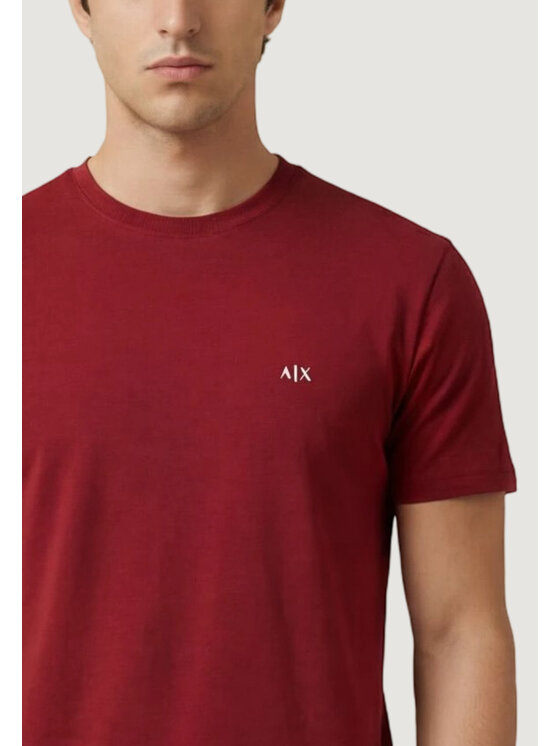 Armani Exchange Armani Exchange T-Shirt XM001568 AF10358 Bordowy Casual Fit