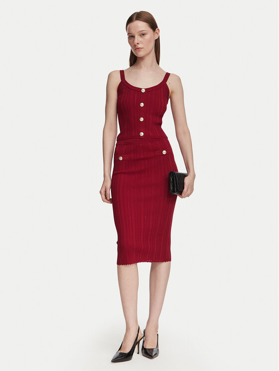 Guess Guess Topiņš W6YR25 Z0972 Bordo Slim Fit
