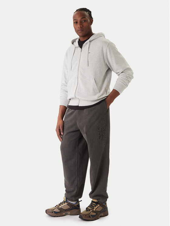 Tommy Jeans Tommy Jeans Mikina DM0DM21814 Sivá Relaxed Fit