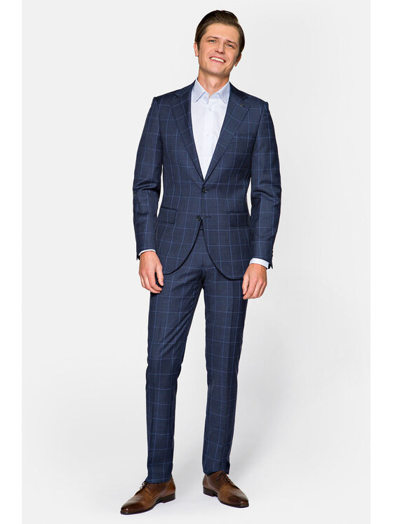 Lancerto Lancerto Garnitur 4 Granatowy Regular Fit