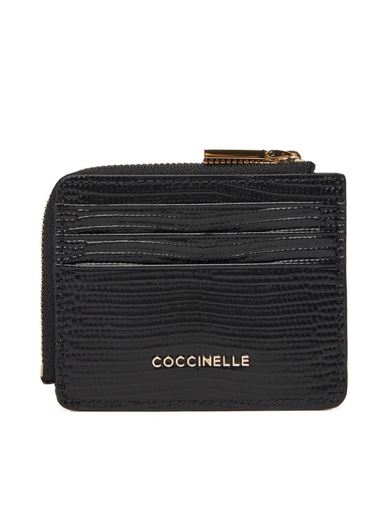 Coccinelle Coccinelle Kis női pénztárca TBN Coccinelle C-Me Lizard E2 TBN 17 B6 01 Fekete