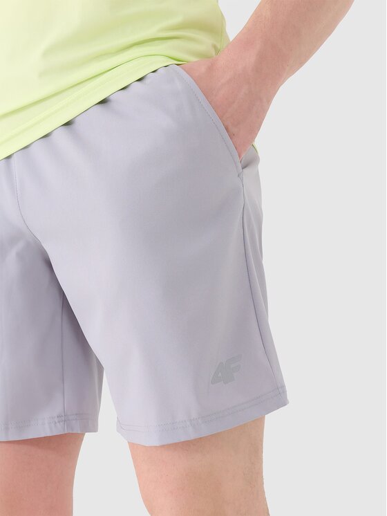 4F 4F Pantaloncini sportivi 4FWSS25TFSHM0912-25S Grigio Regular Fit