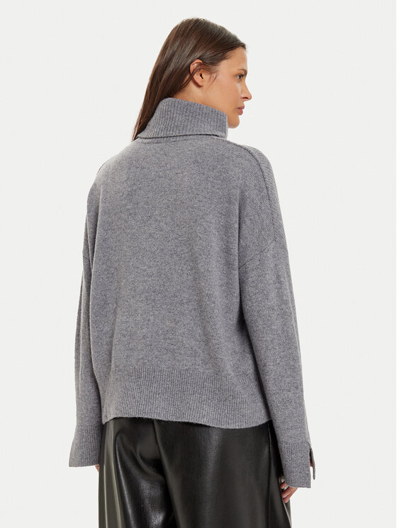 Liu Jo Liu Jo Rollkragenpullover WF4434 MS009 Grau Regular Fit