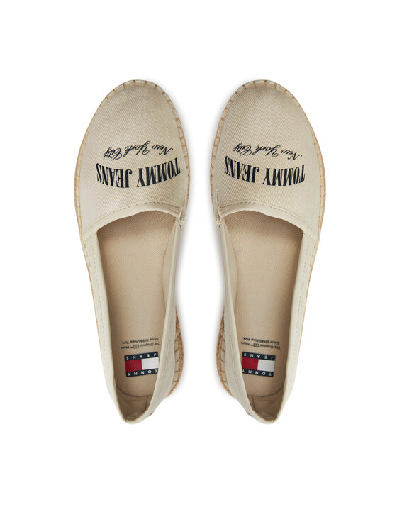 Tommy Jeans Tommy Jeans Espadrillid Tjw Varsity Espadrille EN0EN02470 Beež