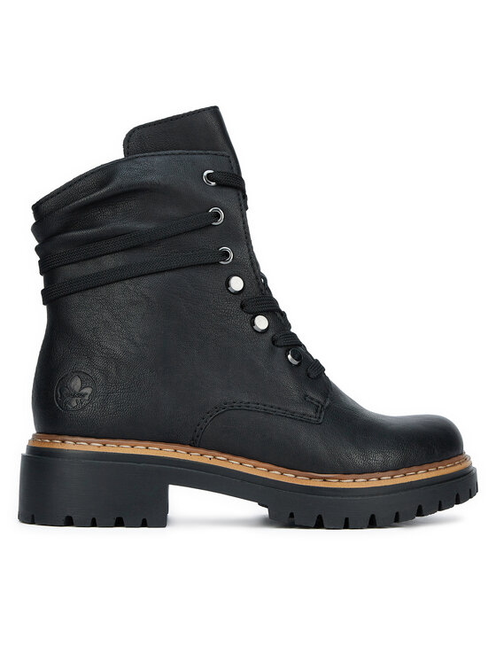 Rieker Botki 72621-00 Czarny