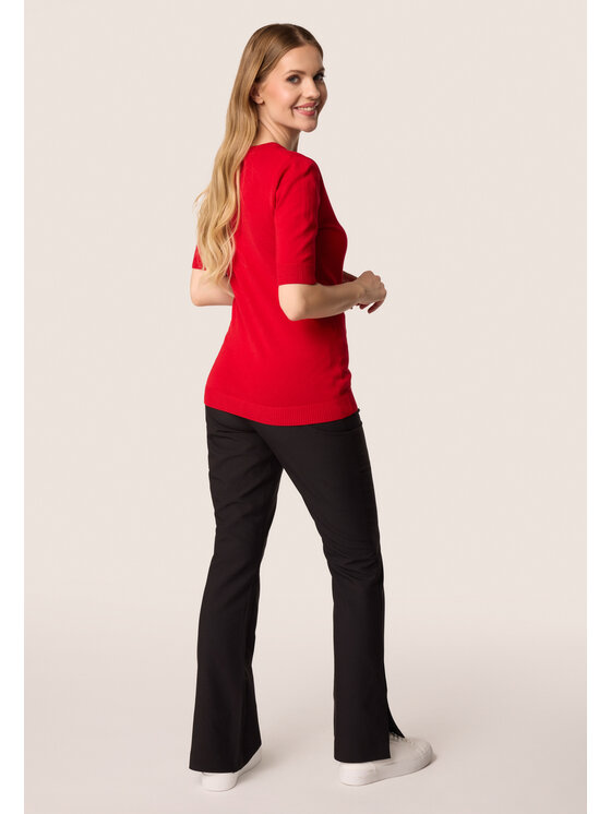 QUIOSQUE QUIOSQUE Svetr 6VF003 Červená Regular Fit