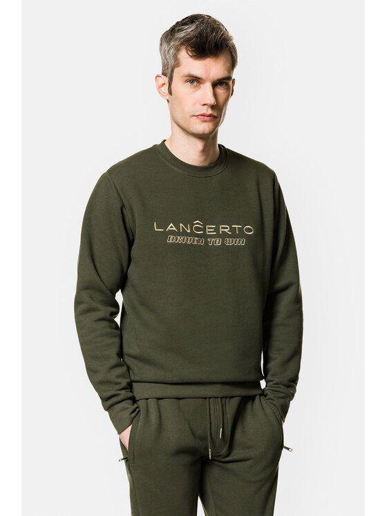 Lancerto Lancerto Bluza Everton BL073222000018 Zielony Regular Fit