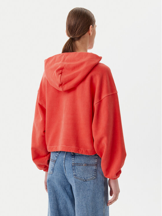 Tommy Jeans Tommy Jeans Bluză DW0DW20314 Portocaliu Relaxed Fit