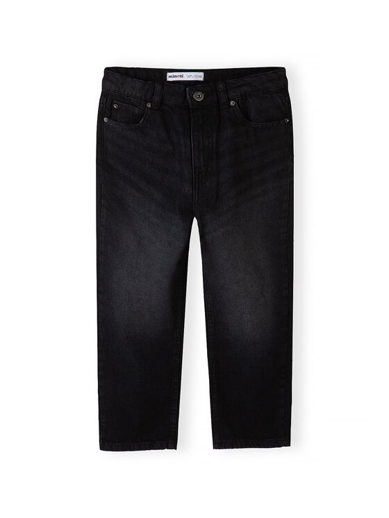 minoti minoti Jeansy 33JEAN251 Czarny Baggy Fit