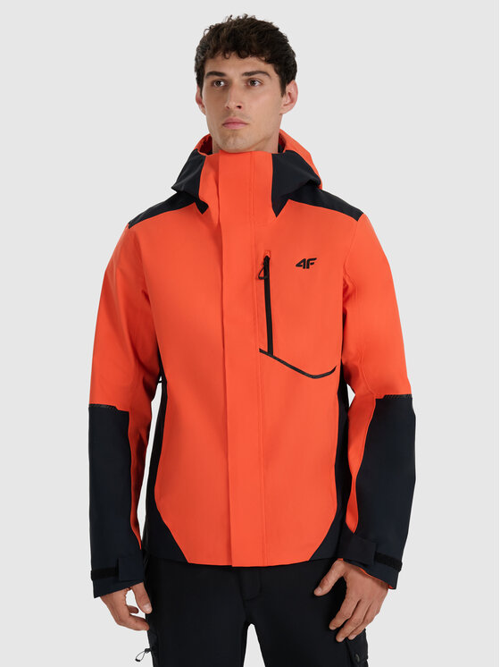 4F 4F Kurtka wielofunkcyjna HALNY Czerwony Regular Fit