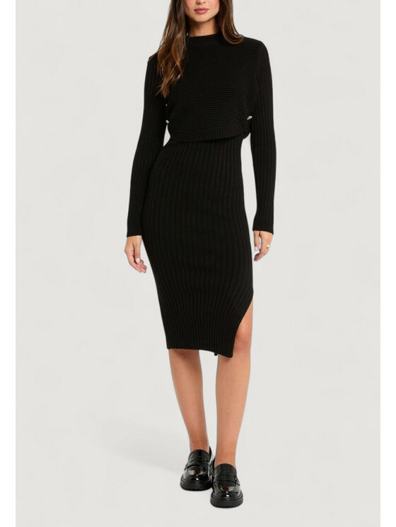 Morgan De Toi Morgan De Toi Vestito da giorno 252-RMOMO Nero Mom Fit