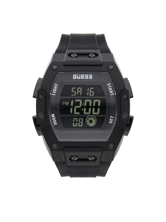 Guess Guess Laikrodis Tonneau GW0340G4 Juoda