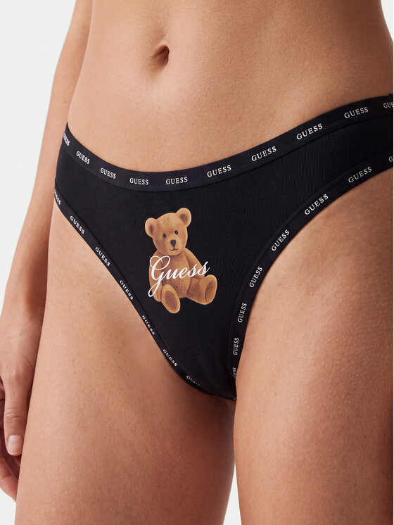 Guess Guess Komplet stringów O6BG02 K5995 Czarny