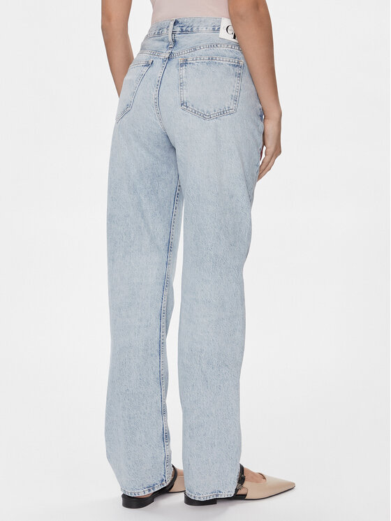 Calvin Klein Jeans Calvin Klein Jeans Džínsy J20J223302 Modrá Straight Fit