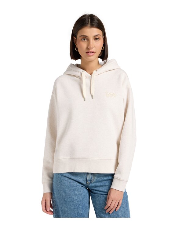 Lee Lee Felpa 112371337 Beige Loose Fit