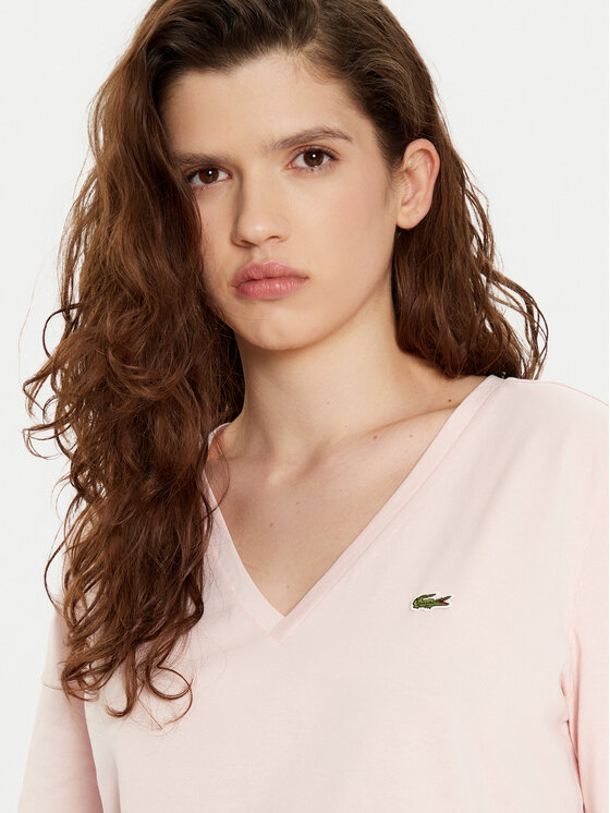 Lacoste Lacoste Majica TF7300 Roza Regular Fit