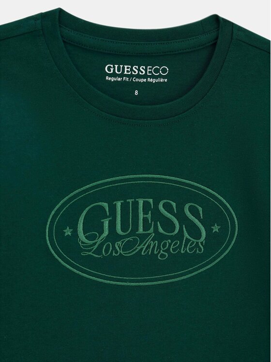 Guess Kids Guess Kids T-Shirt 184427 Zelená Classic Fit