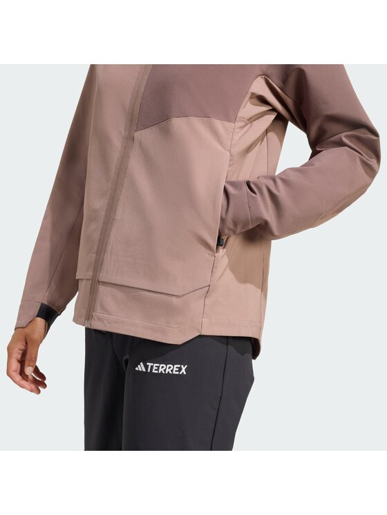 adidas adidas Kurtka hardshell 135267 Brązowy Regular Fit