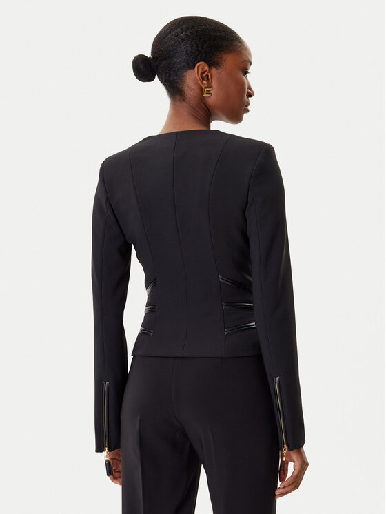 Elisabetta Franchi Elisabetta Franchi Σακάκι GI-173-56E2-V680 Μαύρο Regular Fit
