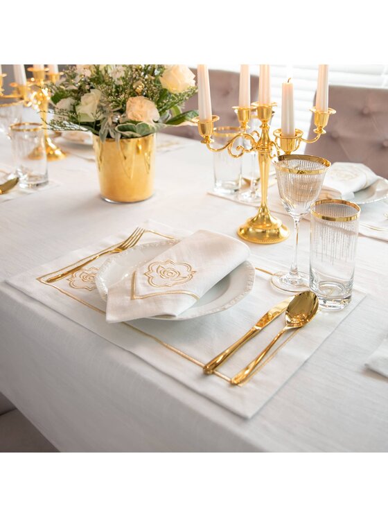 Roseberry Home Roseberry Home Serwetki Very Holly Christmas Beżowy
