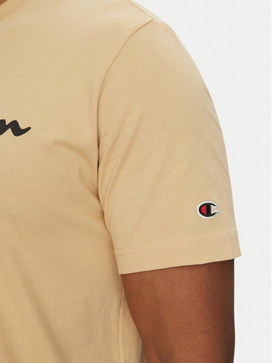 Champion Champion T-Shirt 220256 Beżowy Regular Fit