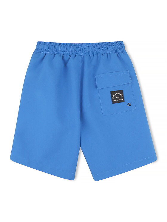 Karl Lagerfeld Kids Karl Lagerfeld Kids Szorty kąpielowe Z30411 M Niebieski Regular Fit