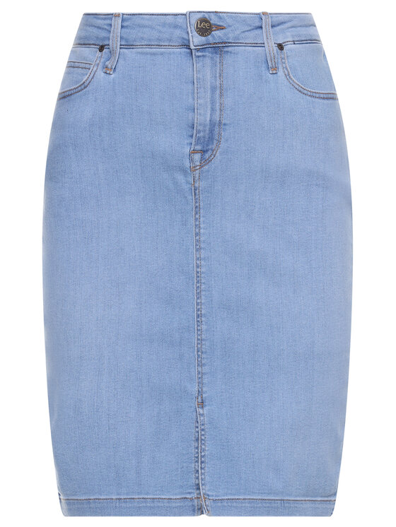 Lee Lee Gonna di jeans Pencil L38GMFOC 112108182 Blu Slim Fit